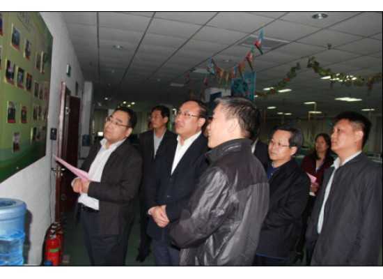 河北省人民政府副秘書長那書晨、邢臺市副市長 郭旭濤等省市領導來我公司參觀考察